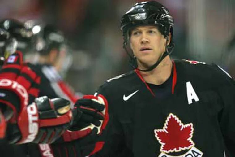 "It's a chance for us to rectify all that went wrong with our team the last time," Chris Pronger said during Canada's last Olympic games. (AP photo)