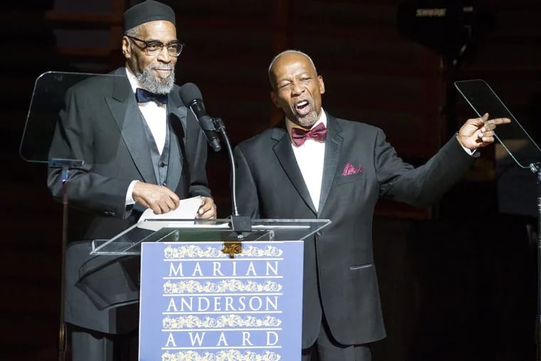 The 2016 Marian Anderson Award Gala and Concert honored Patti LaBelle and Kenny  Gamble (left) and Leon Huff (right).
