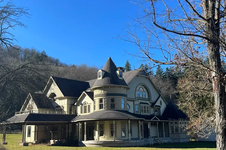 The list price for this eight-bedroom in Coudersport, Potter County is $600,000. Construction on the home stopped when members of the Rigas family were indicted, convicted, and sent to federal prison. It has never been occupied.