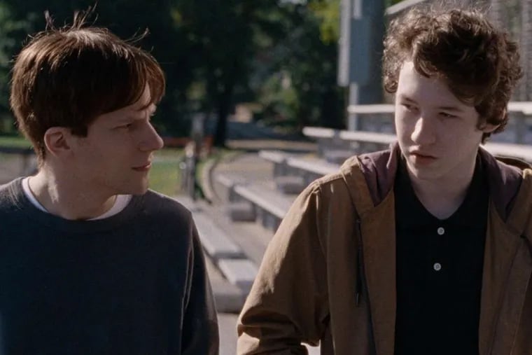 Jesse Eisenberg (left) is a professor, Devin Druid his younger brother in "Louder Than Bombs," a meditation on grief, loss, guilt, memory.