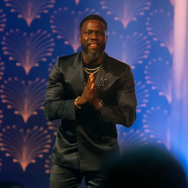 Kevin Hart receives the Mark Twain Prize for American Humor at the Kennedy Center on March 24, 2024. The comedy icon and Philly native is performing at The Met theater in Philadelphia on Dec. 4, 2024, as part of his "Acting My Age" tour.