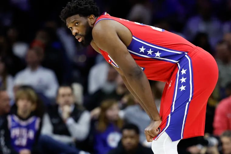 Sixers center Joel Embiid has missed seven games this season.