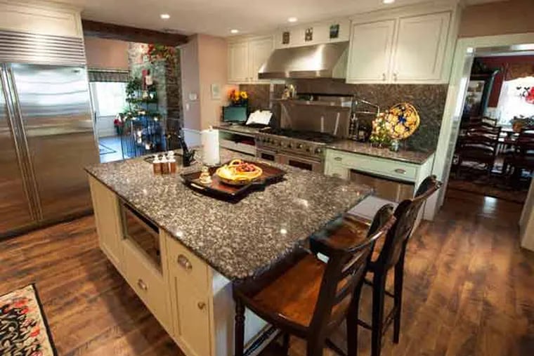 The kitchen is the one spot that needed little attention. It has two dishwashers and a professional- grade stove.
