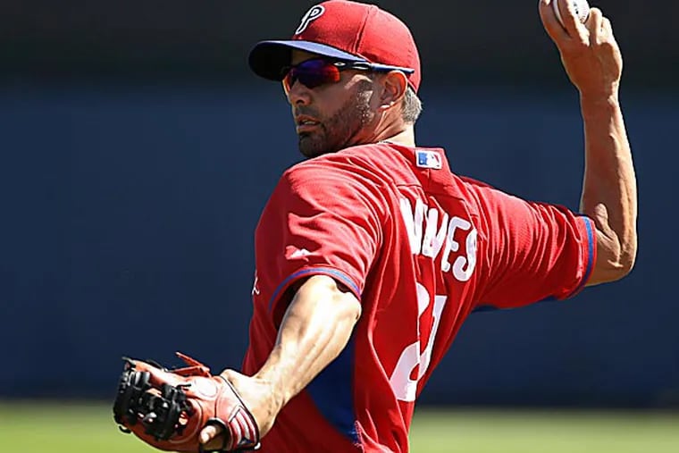 Phillies catcher Wil Nieves. (Steven Senne/AP)