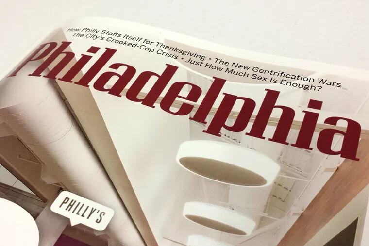 The November 2015 issue of Philadelphia Magazine.
