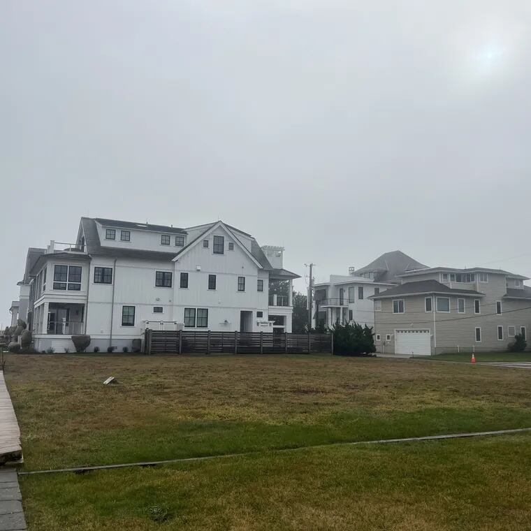 Dorothy McGee, who died on Nov. 18, bequeathed these two lots on the beach block of 22nd Avenue, to the borough of Longport to make into a park with a gazebo. Longport has decided to accept them.