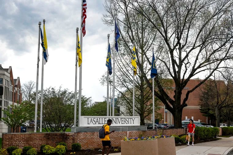 La Salle University campus in the city's Logan section