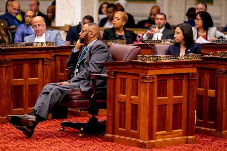 Philadelphia City Council members during to a meeting in January.