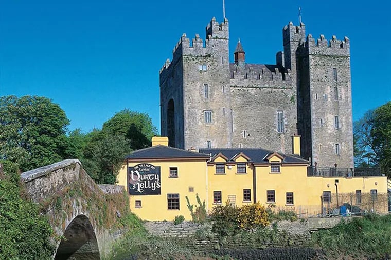 Bunratty Castle is in County Clare, Ireland. Bunratty features a folk park recreating 19th century Victorian Ireland and a medieval banquet, with storytelling and medieval music. (AP Photo/Tourism Ireland)