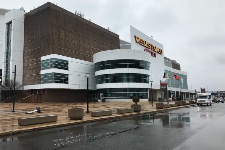 The Wells Fargo Center, the largest venue in Philadelphia outside Lincoln Financial Field and Citizen's Bank Park, will likely be impacted by the spread of the coronavirus after city officials on Tuesday recommended the public avoid gatherings of more than 5,000 people.