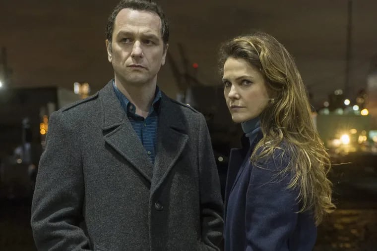 Matthew Rhys and Keri Russell in a scene from the series finale of FX’s “The Americans.”