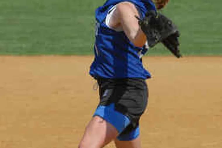 Katie Trotter of Williamstown faces Union in the state Group 4 softball final at Toms River East.