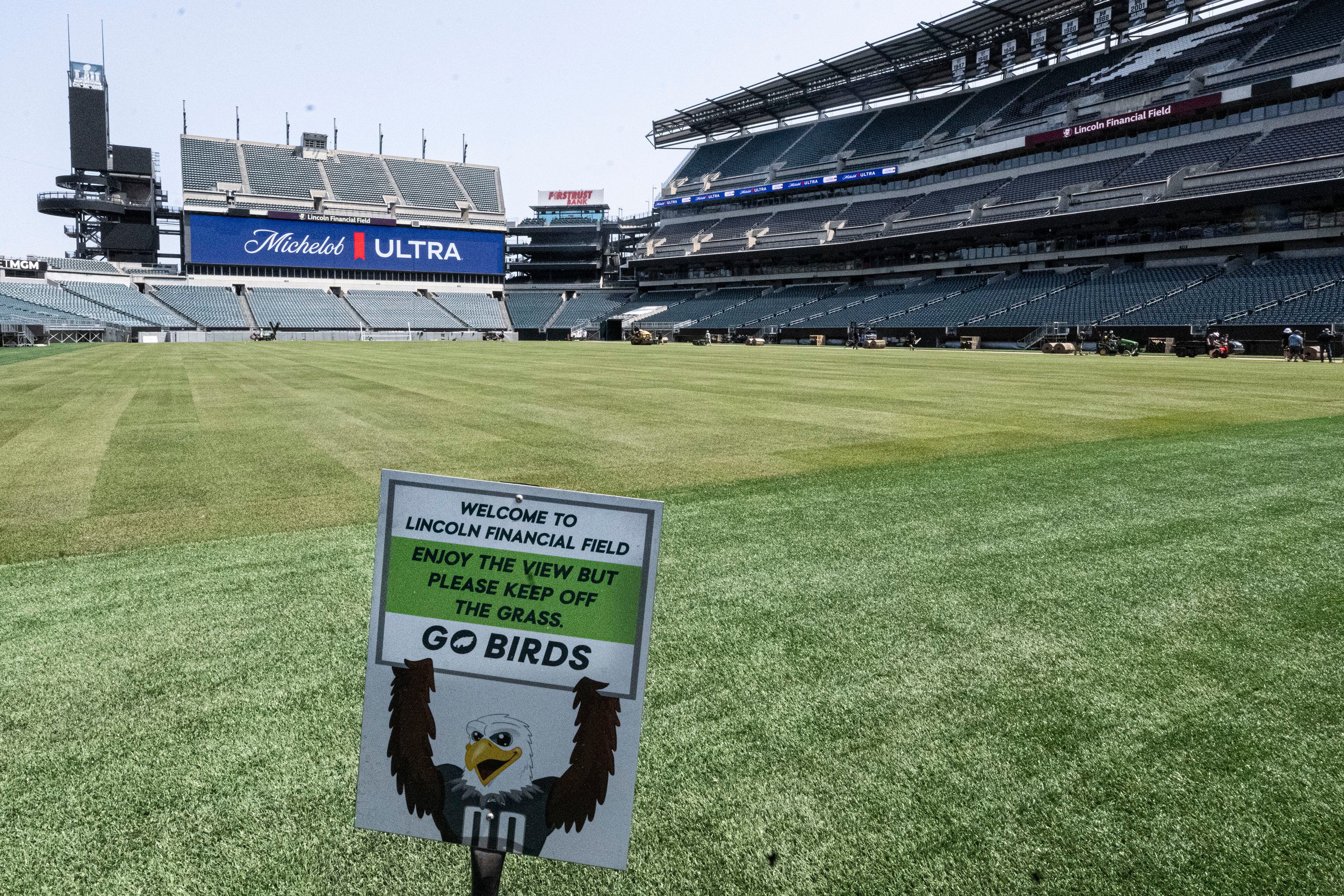 World Cup turf experts say grass is greener at Lincoln Financial Field