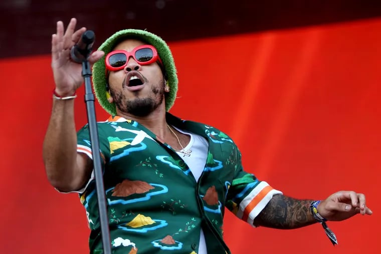 Anderson .Paak performs during the first day of the Made in America Festival on the Benjamin Franklin Parkway in Philadelphia on Aug. 31, 2019. The hushed, contemplative funk of his "Lockdown," makes it the first song on our playlist.