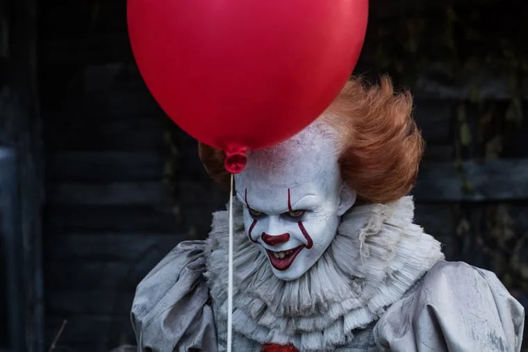 Bill Skarsgard as Pennywise the Clown in ‘It.’ a Warner Bros. Pictures release Copyright: © 2017 WARNER BROS. ENTERTAINMENT INC. AND RATPAC-DUNE ENTERTAINMENT LLC. ALL RIGHTS RESERVED. Photo Credit: Brooke Palmer