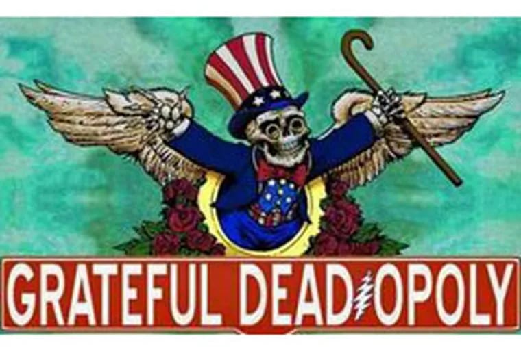 Grateful Dead-Opoly, styles after the Monopoly board game, is replete with references to the band's heyday.