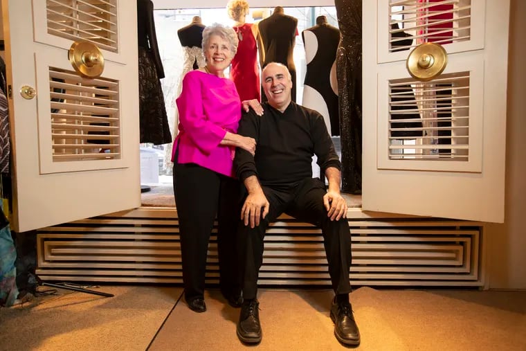 Sophy Curson owners Susan Schwartz (left) and her son David Schwartz are celebrating 90 years in business.