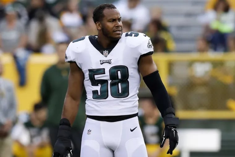 Jordan Hicks is out with a minor groin injury, which begs the question of how the Eagles line up to replace him.
