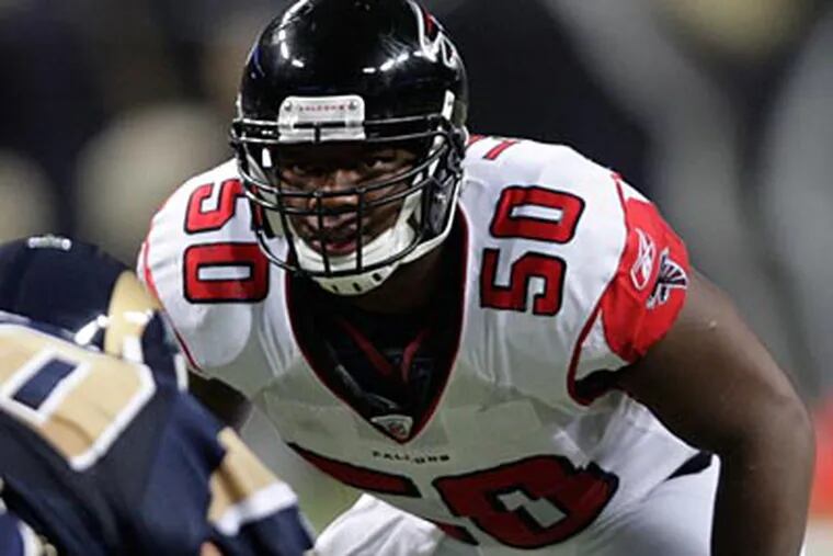 Falcons' Curtis Lofton is widely considered one of the best available linebackers. (Tom Gannam/AP)
