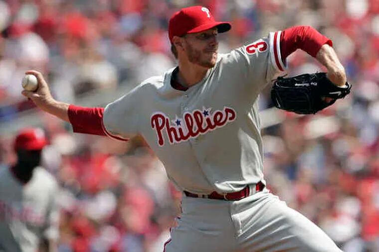 Roy Halladay deals against the Nationals in his Phillies debut. The team's big off-season acquisition lived up to his billing.