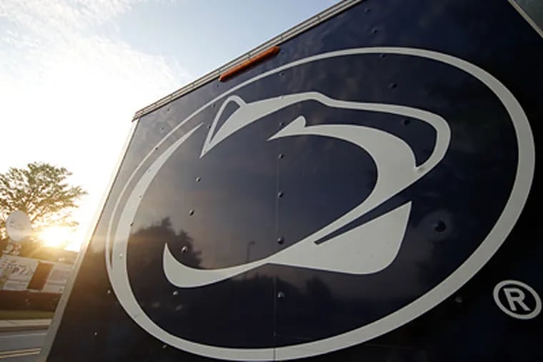 The NCAA imposed tough sanctions on Penn State over its handling of sex-abuse allegations against Sandusky, a retired assistant football coach convicted of abusing 10 boys over a period of 15 years. (AP Photo/Gene J. Puskar)