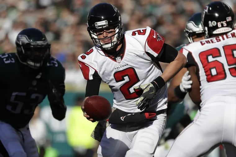 Matt Ryan and the Falcons can do the Eagles a favor with a win over Washington on Sunday.