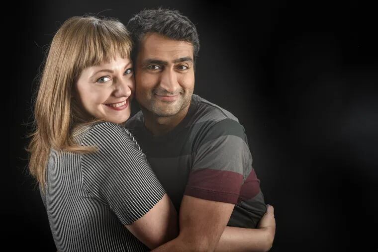 Kumail Nanjiani and Emily Gordon, who co-wrote the romantic comedy “The Big Sick,”  based on their real-life courtship — and her scary illness.