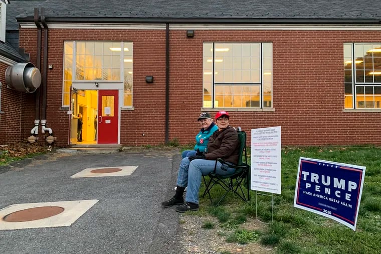Supporters of ex-President Donald Trump have pushed for an audit of Pennsylvania's election results as they advance false claims of widespread voter fraud.