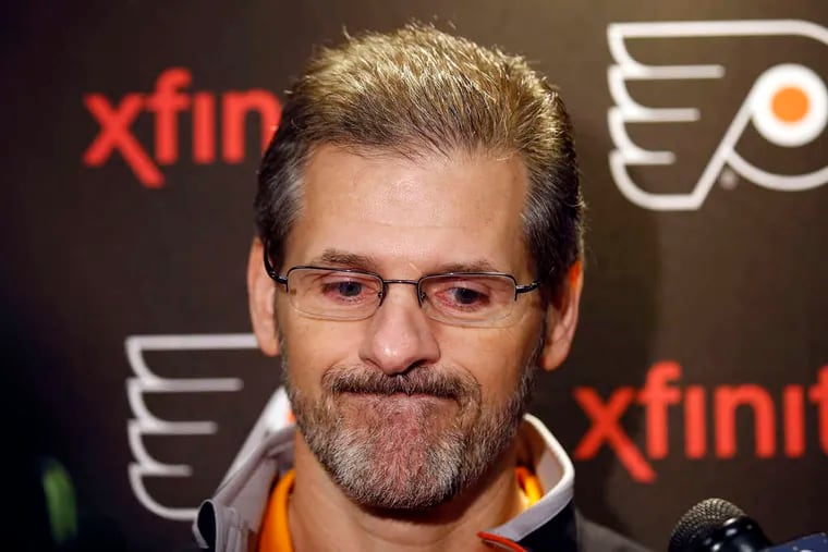 YONG KIM / STAFF PHOTOGRAPHER Ron Hextall has managed to remain patient and composed as Flyers general manager.