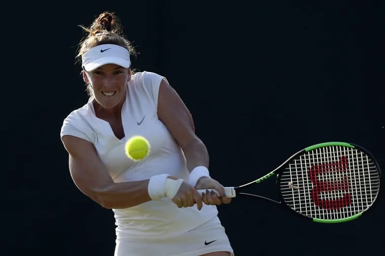 Dover native Madison Brengle upset Petra Kvitova in the second round at Wimbledon.
