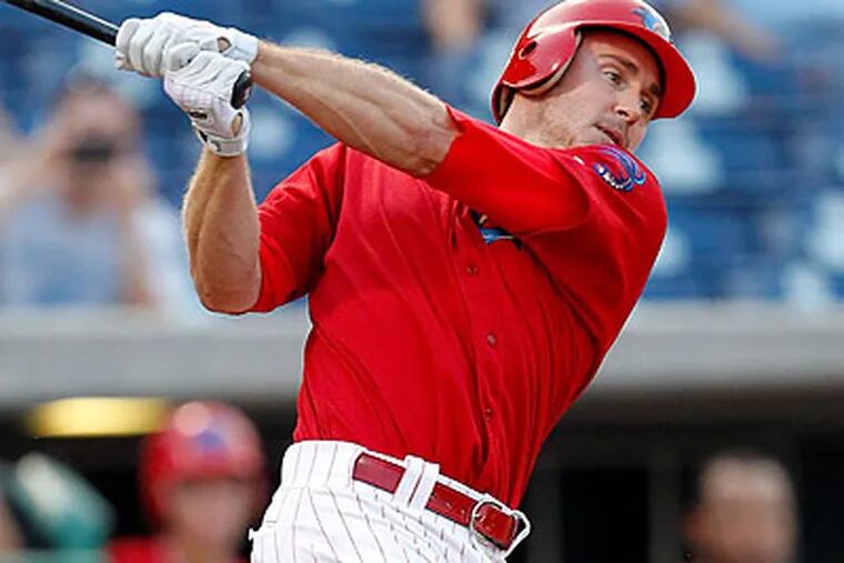 Chase Utley has been rehabbing with the Clearwater Threshers. (Mike Carlson/AP)