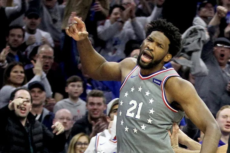 Joel Embiid was named an Eastern Conference NBA All-Star Game starter for the second consecutive season.
