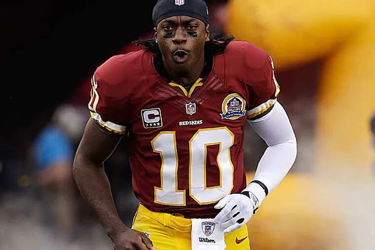 Robert Griffin III is expected to start against the Eagles Sunday. (Patrick Semansky/AP)