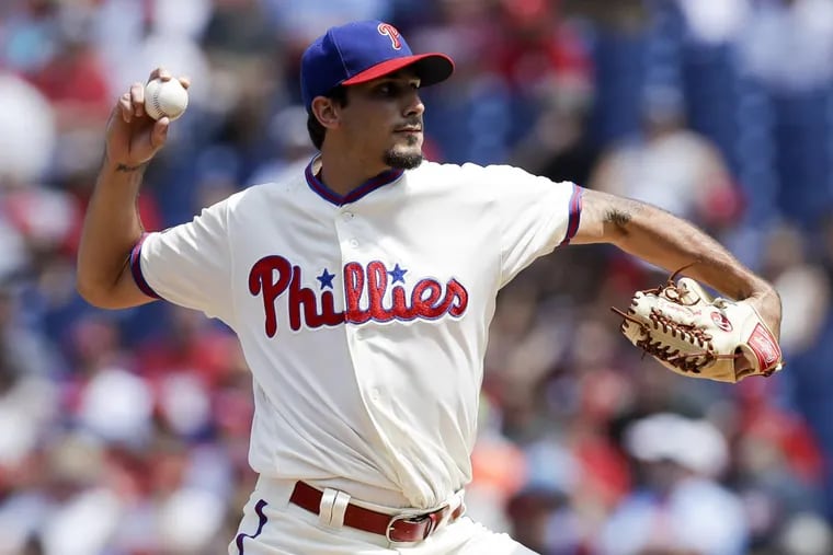 Zach Eflin surrendered two home runs in Sunday’s loss to the New York Mets, who have homered 20 times in seven games this season at Citizens Bank Park.