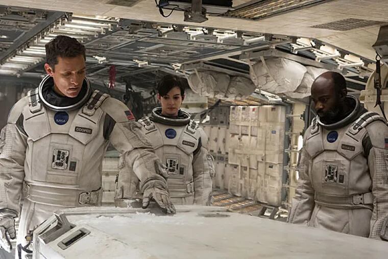 Matthew McConaughey, Anne Hathaway, and David Gyasi in "Interstellar," from Paramount Pictures and Warner Brothers Entertainment. (Melinda Sue Gordon/MCT)