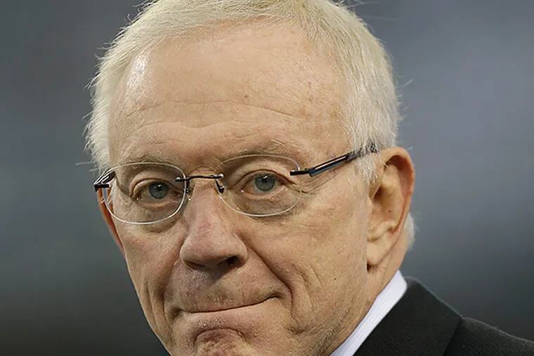 Cowboys owner Jerry Jones went on an odd tangent when answering a question about Redskins yesterday. (Associated Press)
