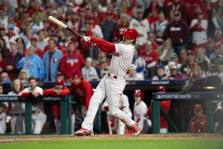 Bryston Stott walk-up song A-O-K prompts Phillies playoff sing-alongs