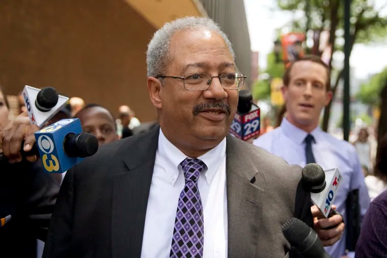 Former U.S. Rep. Chaka Fattah leaves the federal courthouse in June, 2016 in Philadelphia.