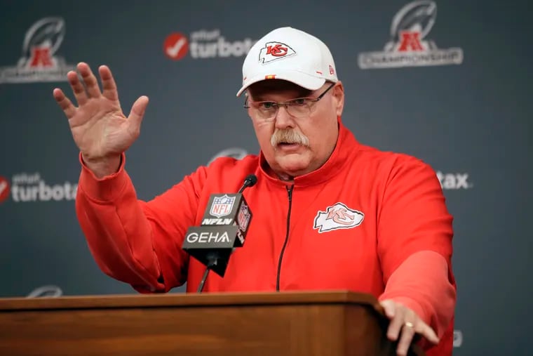 All of those who are about to take Kansas City to the Super Bowl for the first time in more than 50 years, raise your hand. All seven of our selectors are taking Andy Reid and the Chiefs to win on Sunday, but our handicapper is picking the Titans to cover the spread.