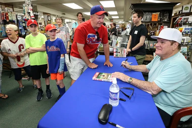 Pete Rose visited Doylestown for a book signing in June. These days, he can sign everything except his own reinstatement order.