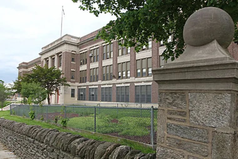 Theodore Roosevelt Middle School in East Germantown, where teachers said improprieties encouraged by administrators caused huge jumps in 2009 test scores. (Michael Bryant/Staff)