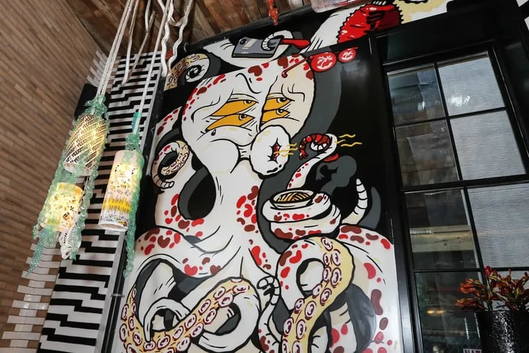 The octopus mural at Cheu Fishtown.