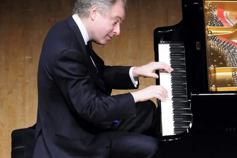 Andras Schiff has added Bartok, contemporary Austrian composer Jorg Widmann, and the dense modernist music of Gyorgy Kurtag to his normal repertoire of Bach. He gave a recital Tuesday at Perelman Theater.