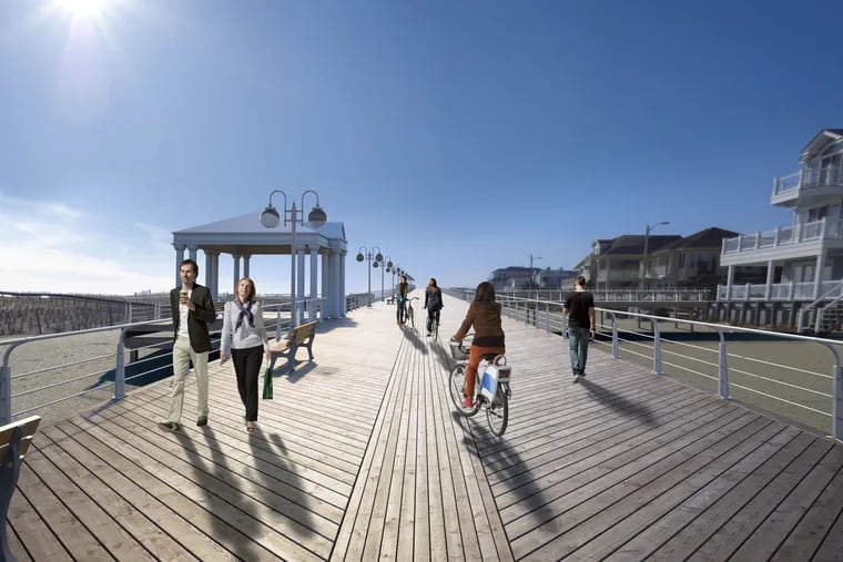 A rendering of what a $24 million Boardwalk in Margate might look like.