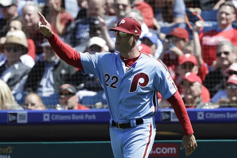 Phillies manager Gabe Kapler is taking an unconventional approach to bullpen usage in the ninth inning. Rather than appointing a full-time closer, he’s choosing his pitchers based on matchups.