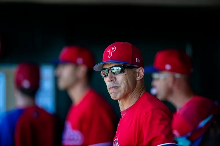Phillies manager Joe Girardi has several decisions to make before opening day on April 8 at Citizens Bank Park.