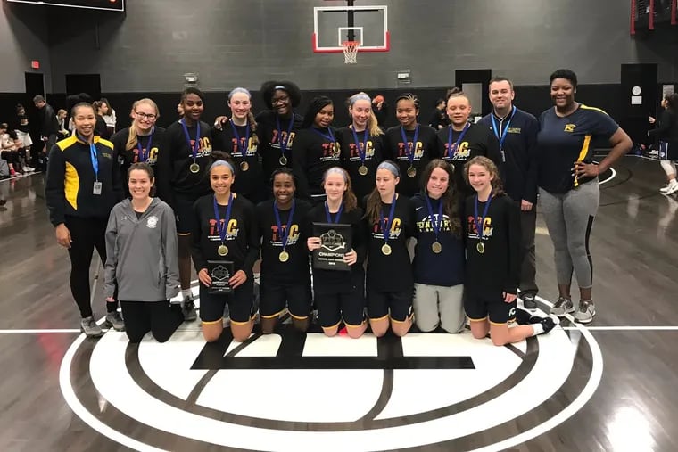 Penn Charter's girls' basketball team at the Nike Tournament of Champions.