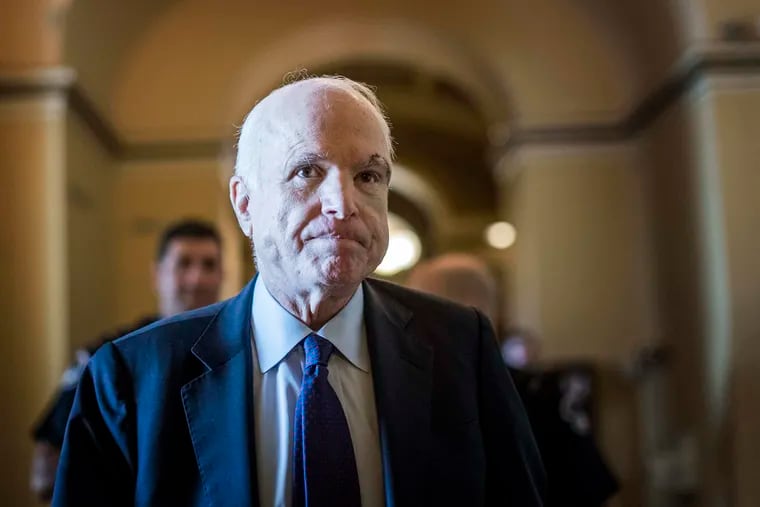 In a dramatic showdown on the Senate floor, Sen. John McCain, R-Ariz., stunned his colleagues by joining two other Republicans to reject the latest attempt to rewrite the ACA.