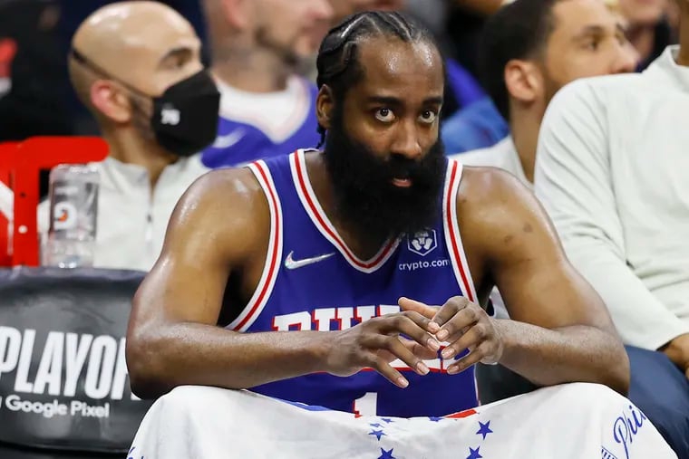 James Harden attempted just 11 shots in the Sixers' Game 5 loss to the Raptors.