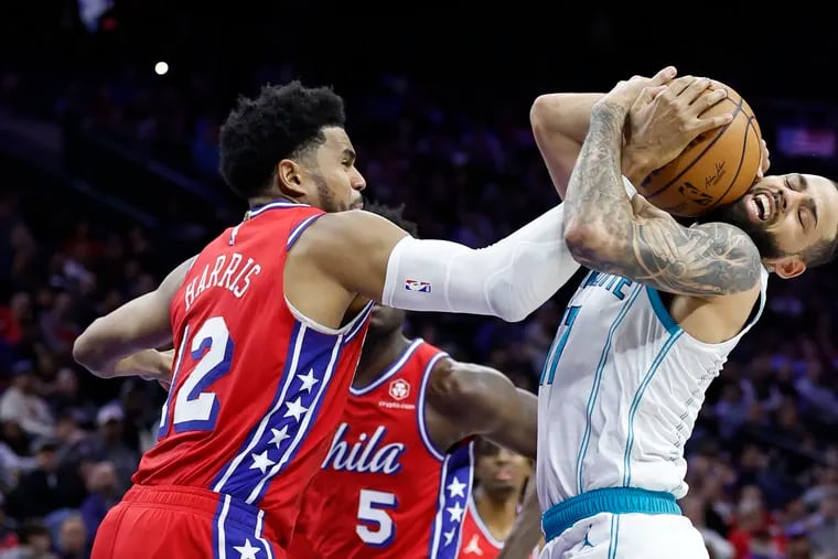 Tobias Harris finished with a double-double as the Sixers snapped a two-game skid.